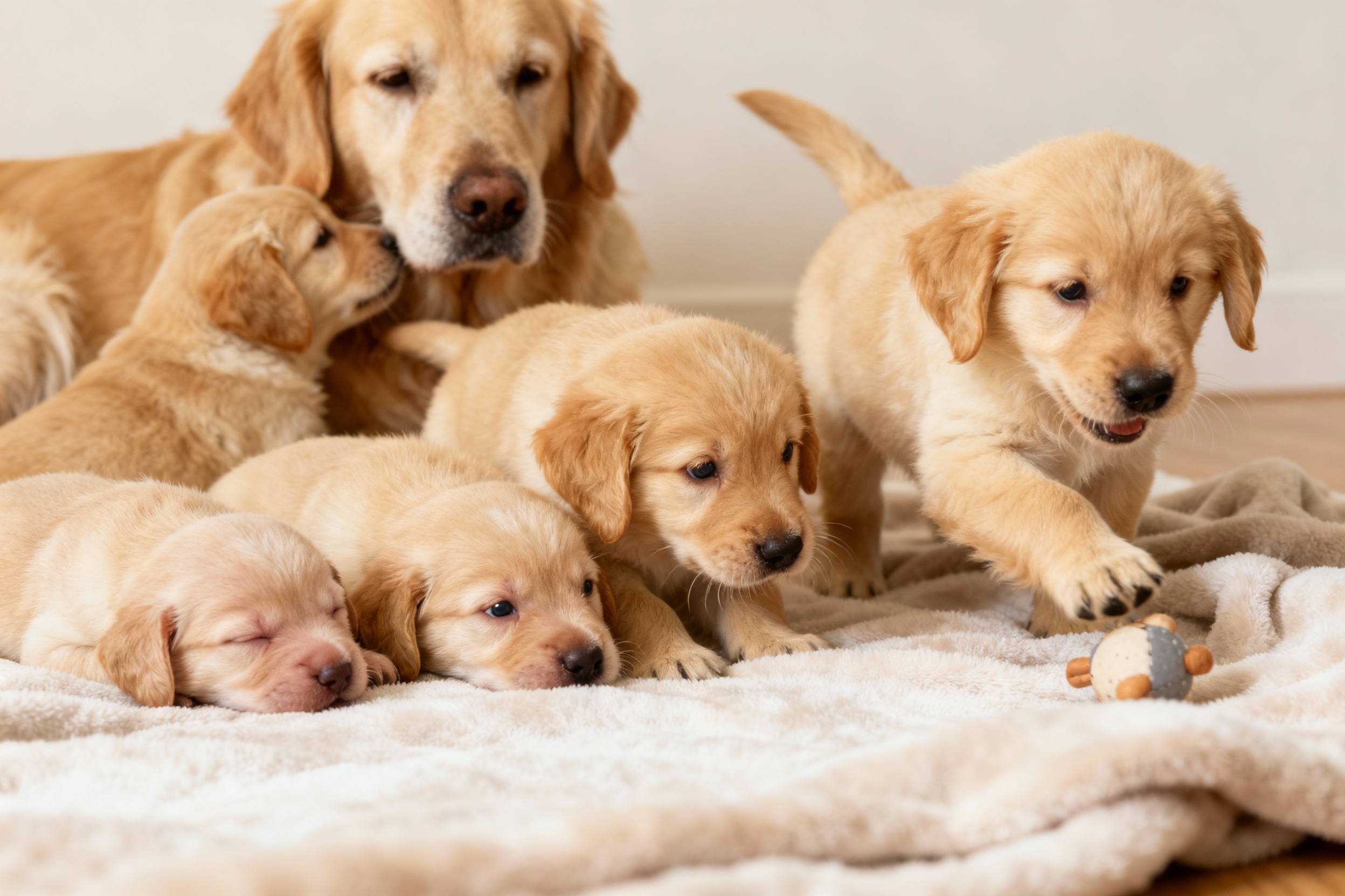 How To Raise Golden Retriever Puppies From Birth