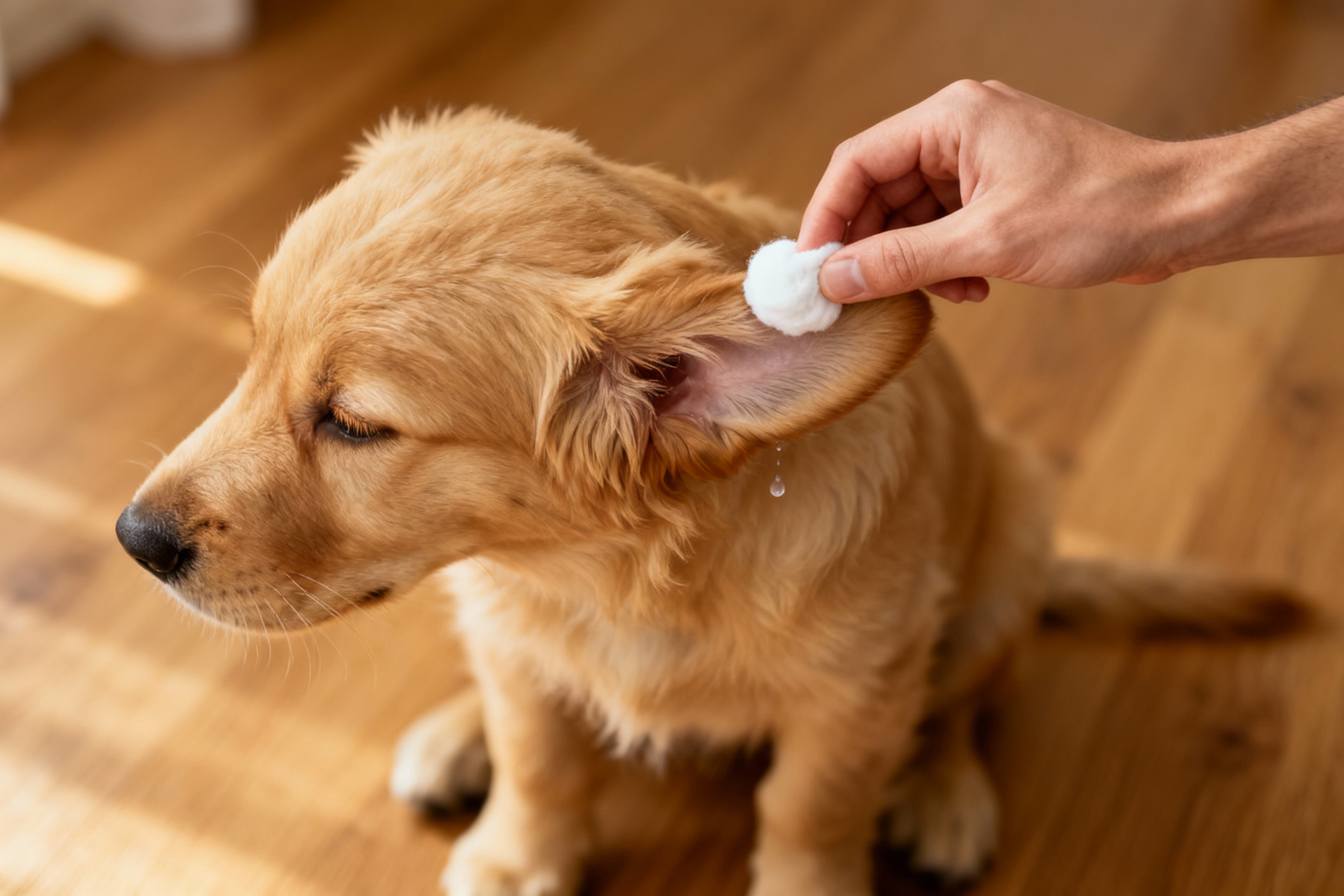 How To Clean Golden Retriever Puppy Ears